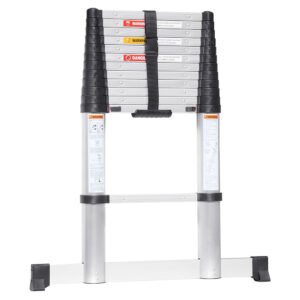 3.8m Aluminum Safe Close Telescopic Ladder